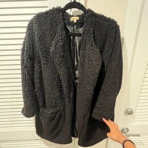 Black Furry Jacket